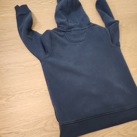 Carhartt Womens Hoodie Sweatshirt Medium Blue Pullover Heavyweight Relaxed - Picture 12 of 13